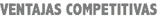 VENTAJAS COMPETITIVAS